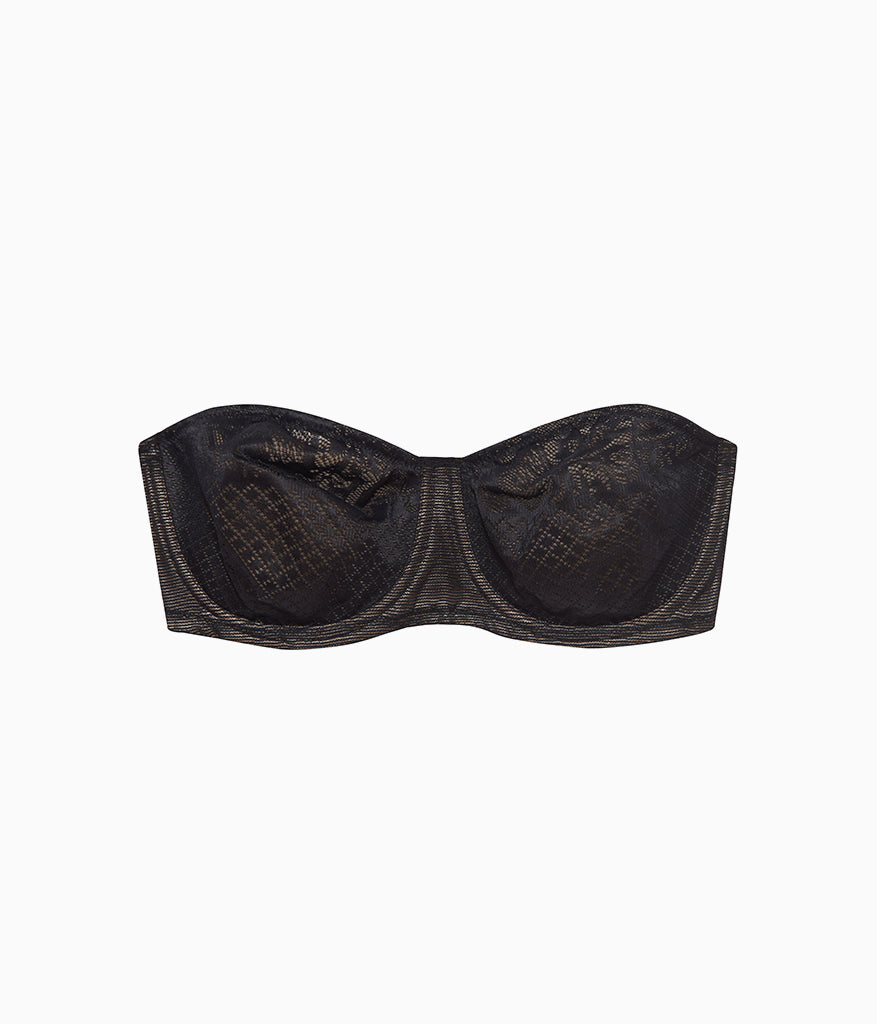 Wacoal Visual Effects Strapless Minimizer Bra - Black
