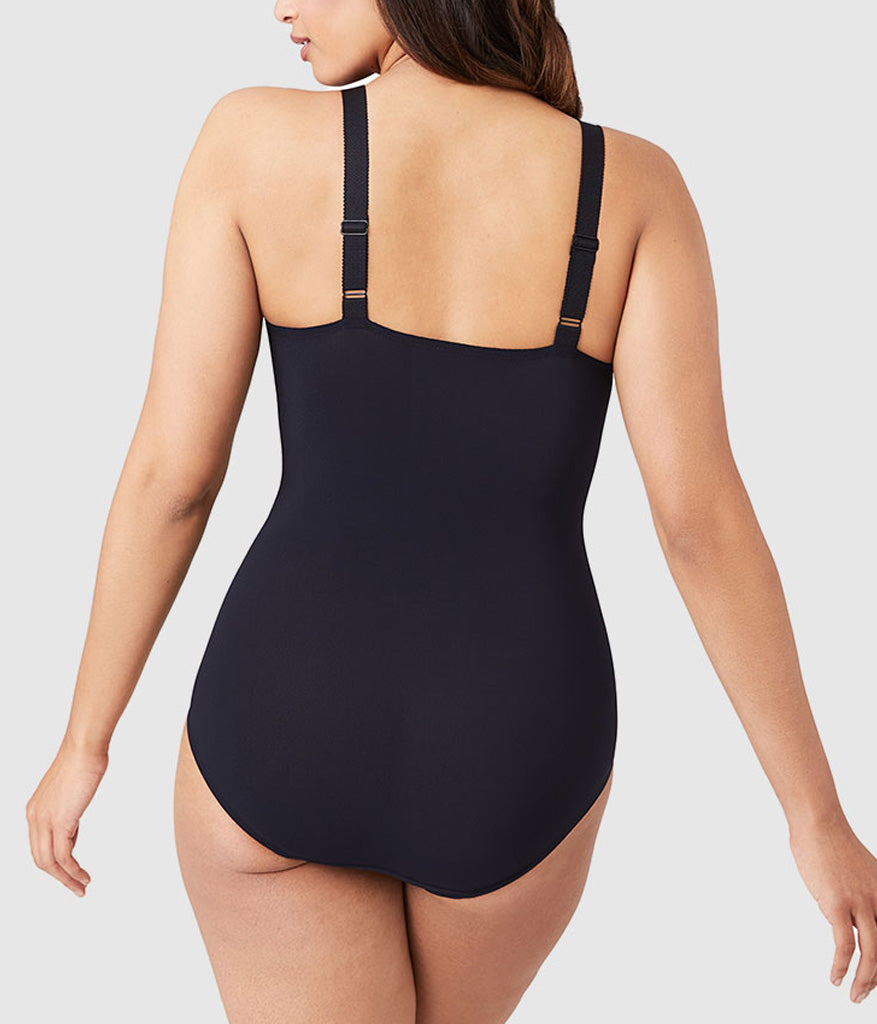 Wacoal Visual Effects Body Briefer with Minimizer Bra - Black