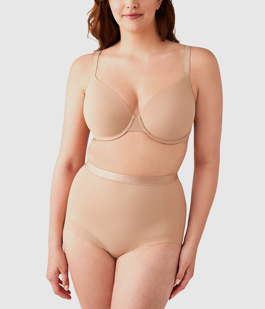 Wacoal Shape Revelation® Shallow Top Underwire T-Shirt Bra - Praline
