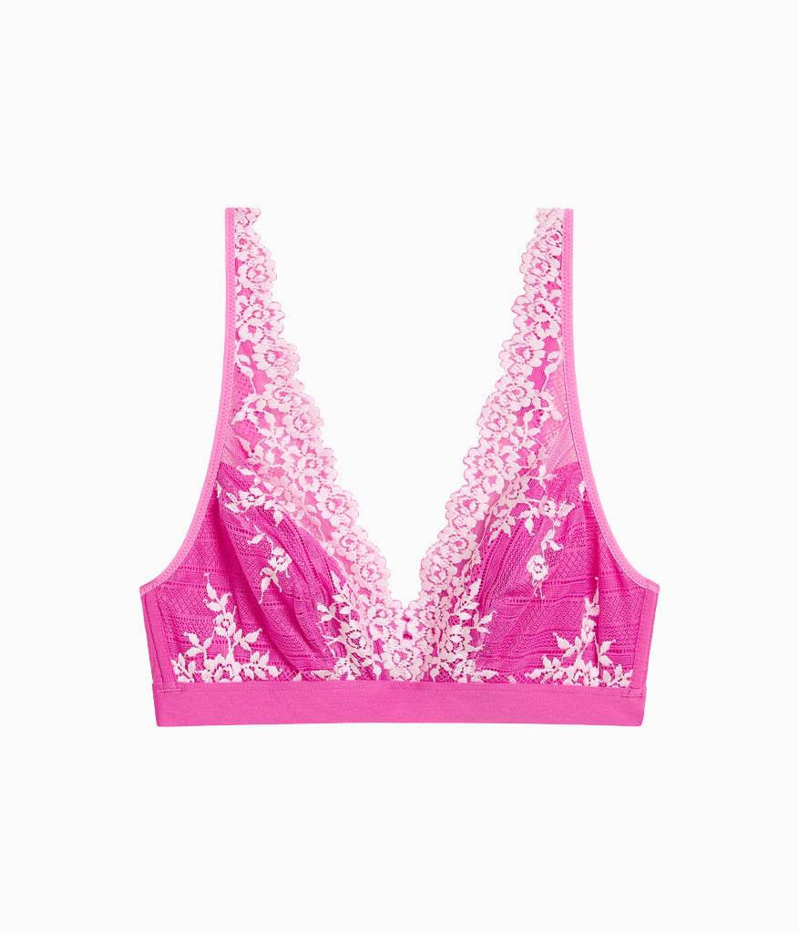 Wacoal Embrace Lace® Wire Free Bralette - Wild Azalea/Cradle Pink