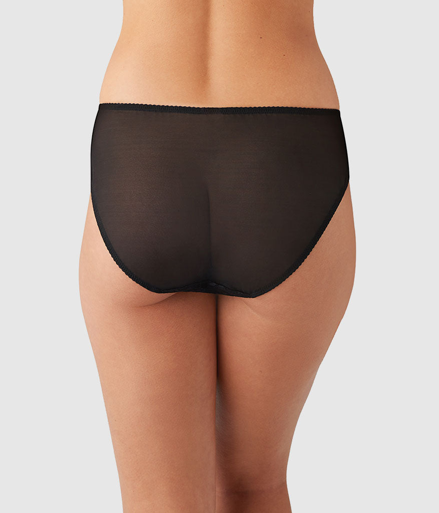 Wacoal Lifted In Luxury Hipster - Black