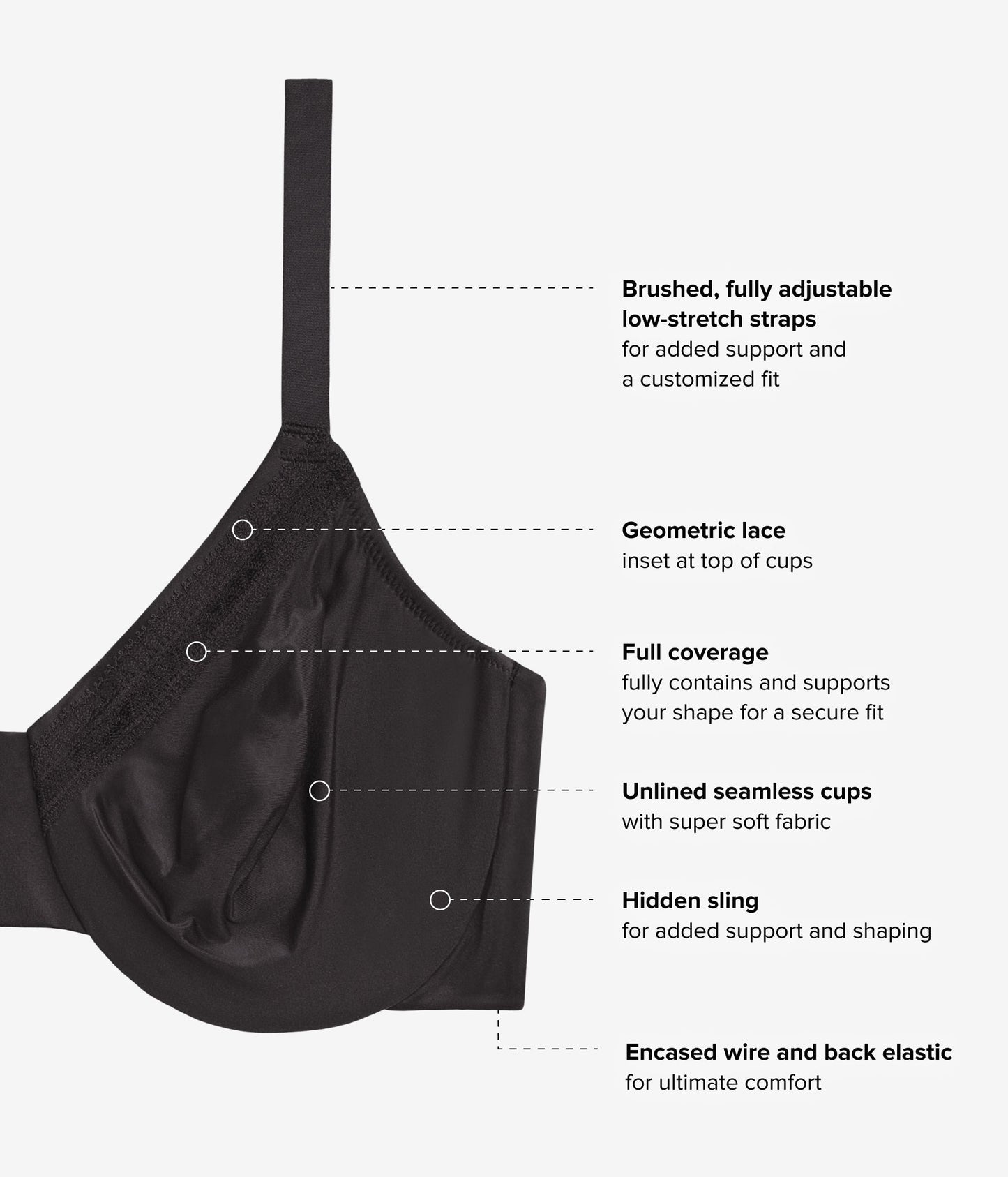 Wacoal Perfect Primer Full Figure Underwire Bra - Black
