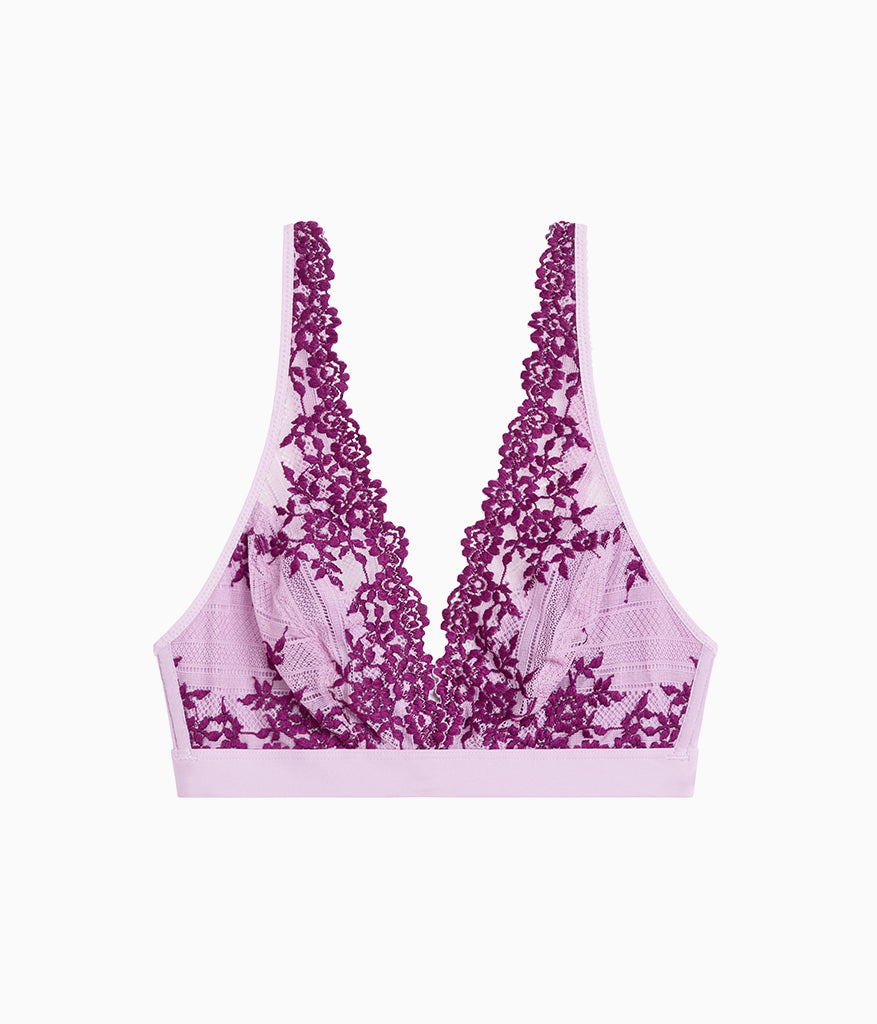 Wacoal Embrace Lace® Wire Free Bralette - Lavender Sage/Dark Purple