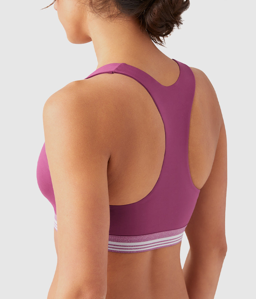 Wacoal b.active Racerback Sport Bralette - Raspberry Coulis