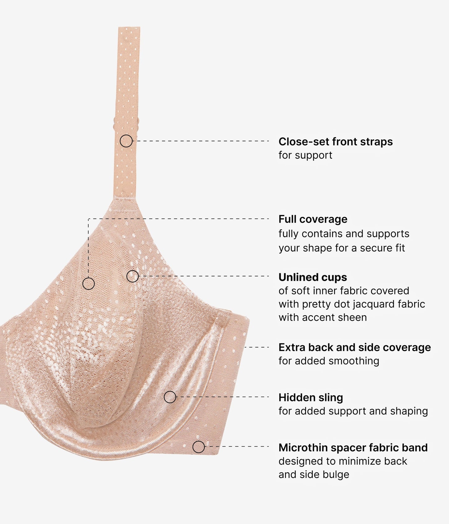 Wacoal Back Appeal® Underwire Bra - Praline