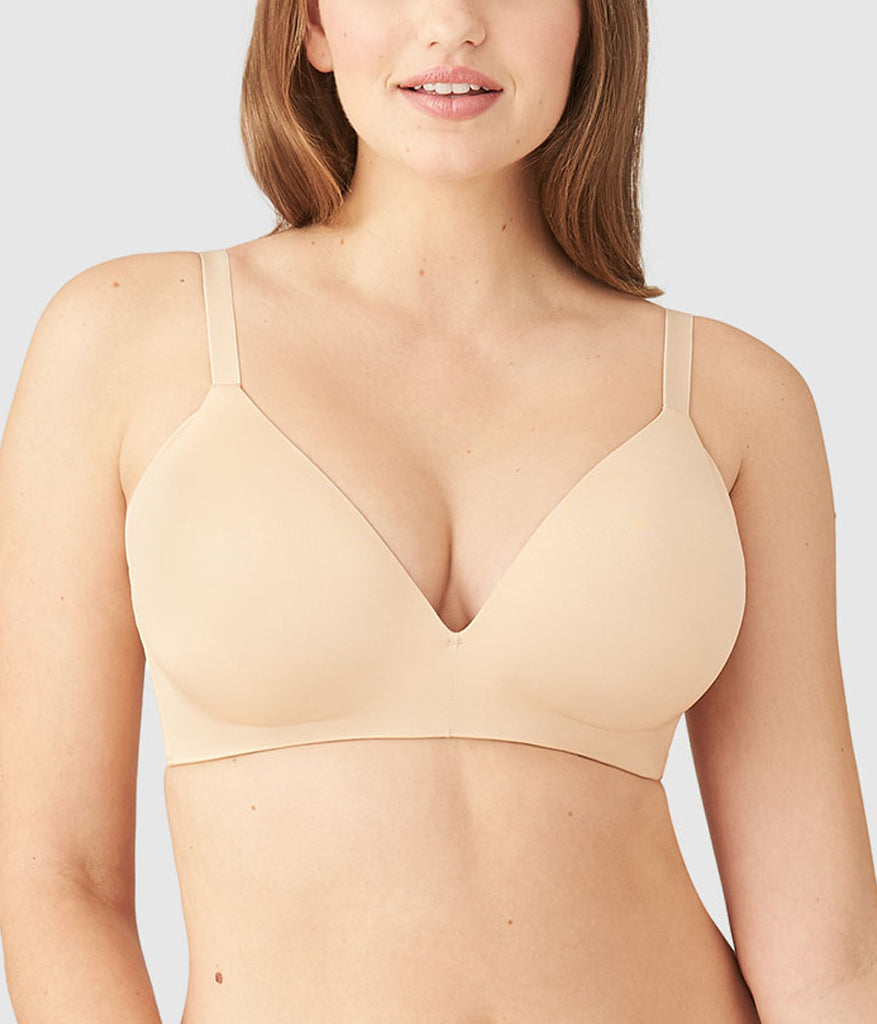 Wacoal Ultimate Side Smoother Wire Free T-Shirt Bra - Sand