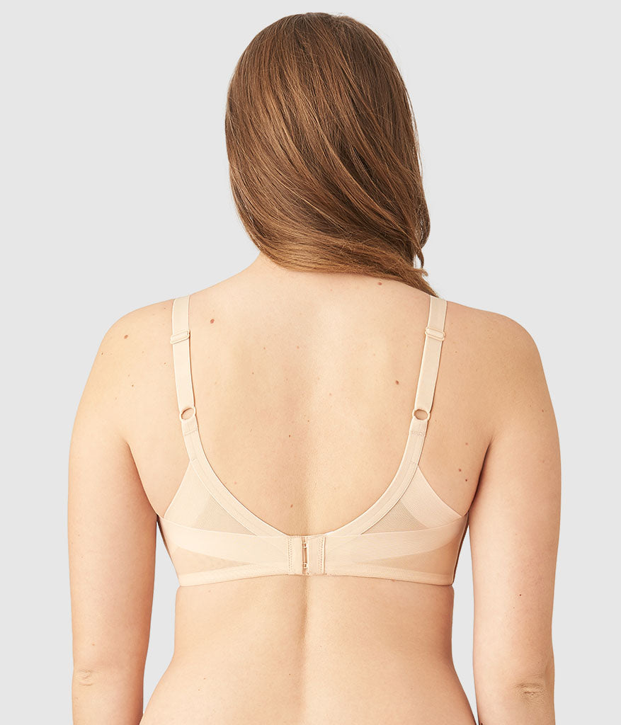 Wacoal Ultimate Side Smoother Wire Free T-Shirt Bra - Sand