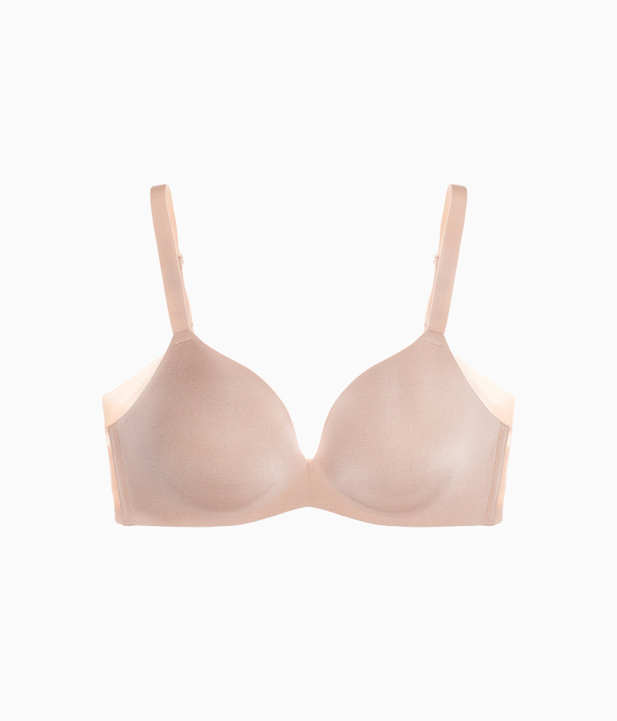 Wacoal Ultimate Side Smoother Wire Free T-Shirt Bra - Sand