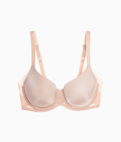 Wacoal Ultimate Side Smoother Underwire T-Shirt Bra - Sand