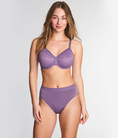 Wacoal Visual Effects Minimizer Bra - Italian Grape