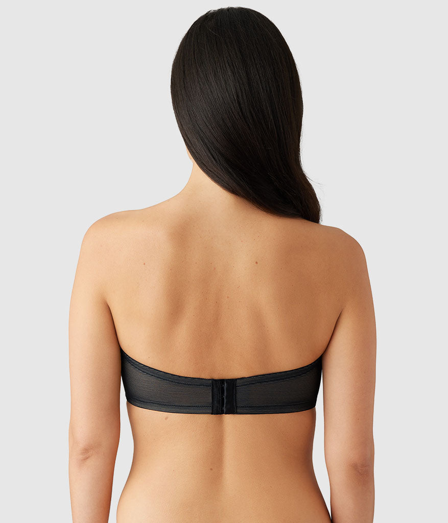 Wacoal Visual Effects Strapless Minimizer Bra - Black