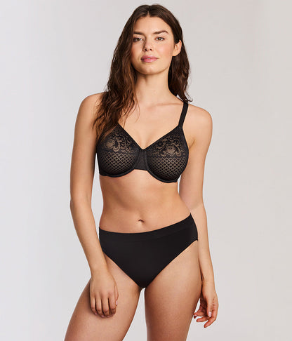 Wacoal Visual Effects Minimizer Bra - Black