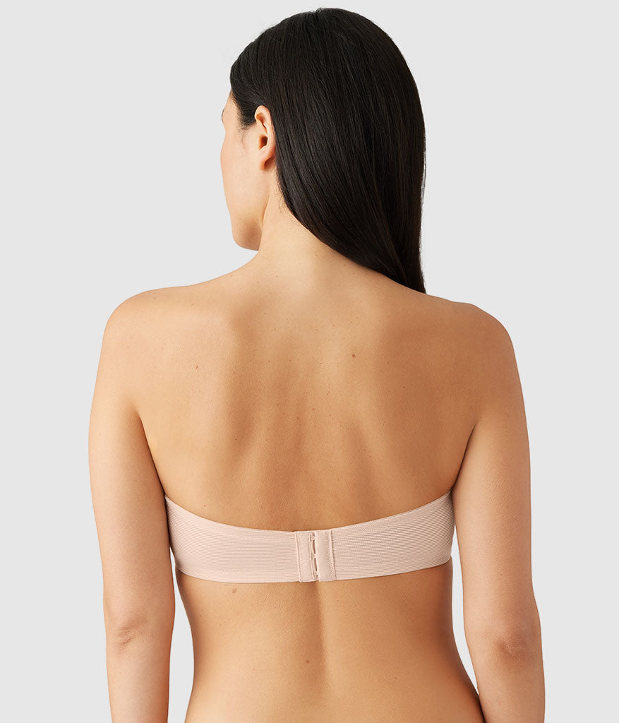 Wacoal Visual Effects Strapless Minimizer Bra - Sand