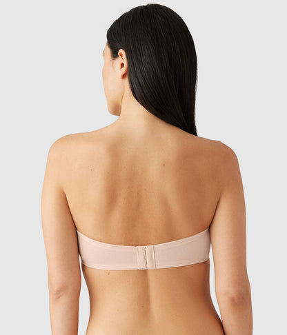 Wacoal Visual Effects Strapless Minimizer Bra - Sand