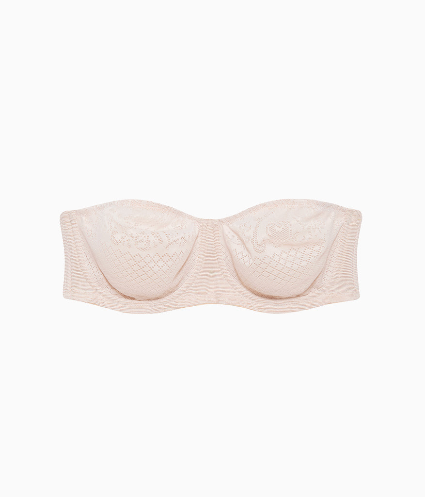 Wacoal Visual Effects Strapless Minimizer Bra - Sand
