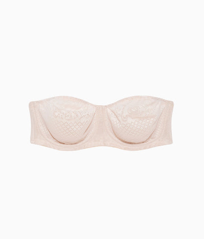 Wacoal Visual Effects Strapless Minimizer Bra - Sand