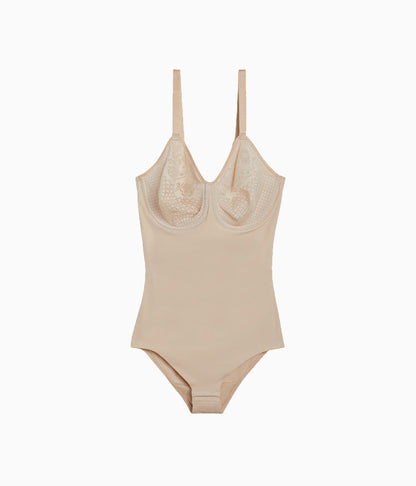 Wacoal Visual Effects Body Briefer with Minimizer Bra - Sand