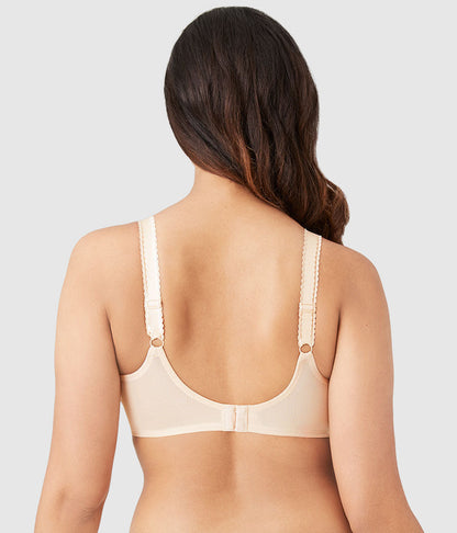 Wacoal Slimline Seamless Underwire Minimizer Bra - Sand