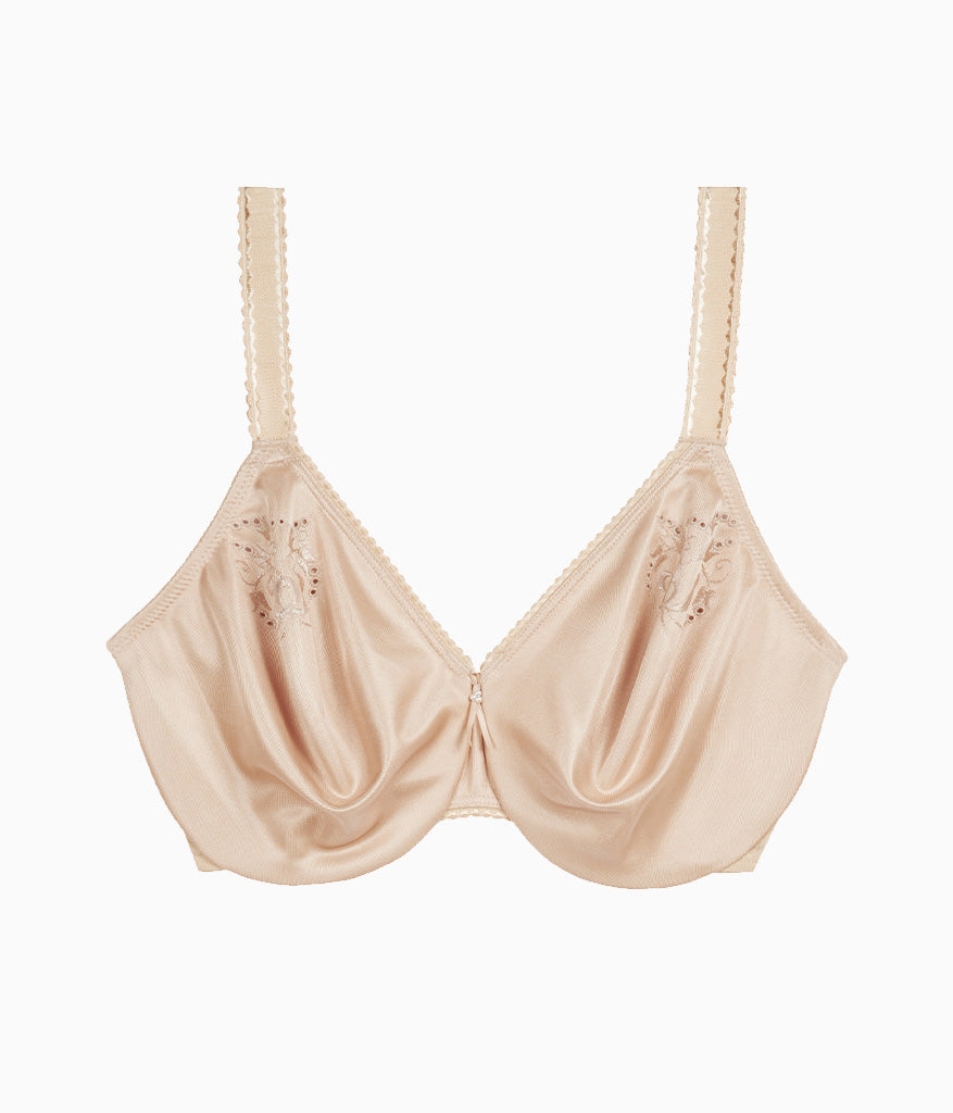 Wacoal Slimline Seamless Underwire Minimizer Bra - Sand