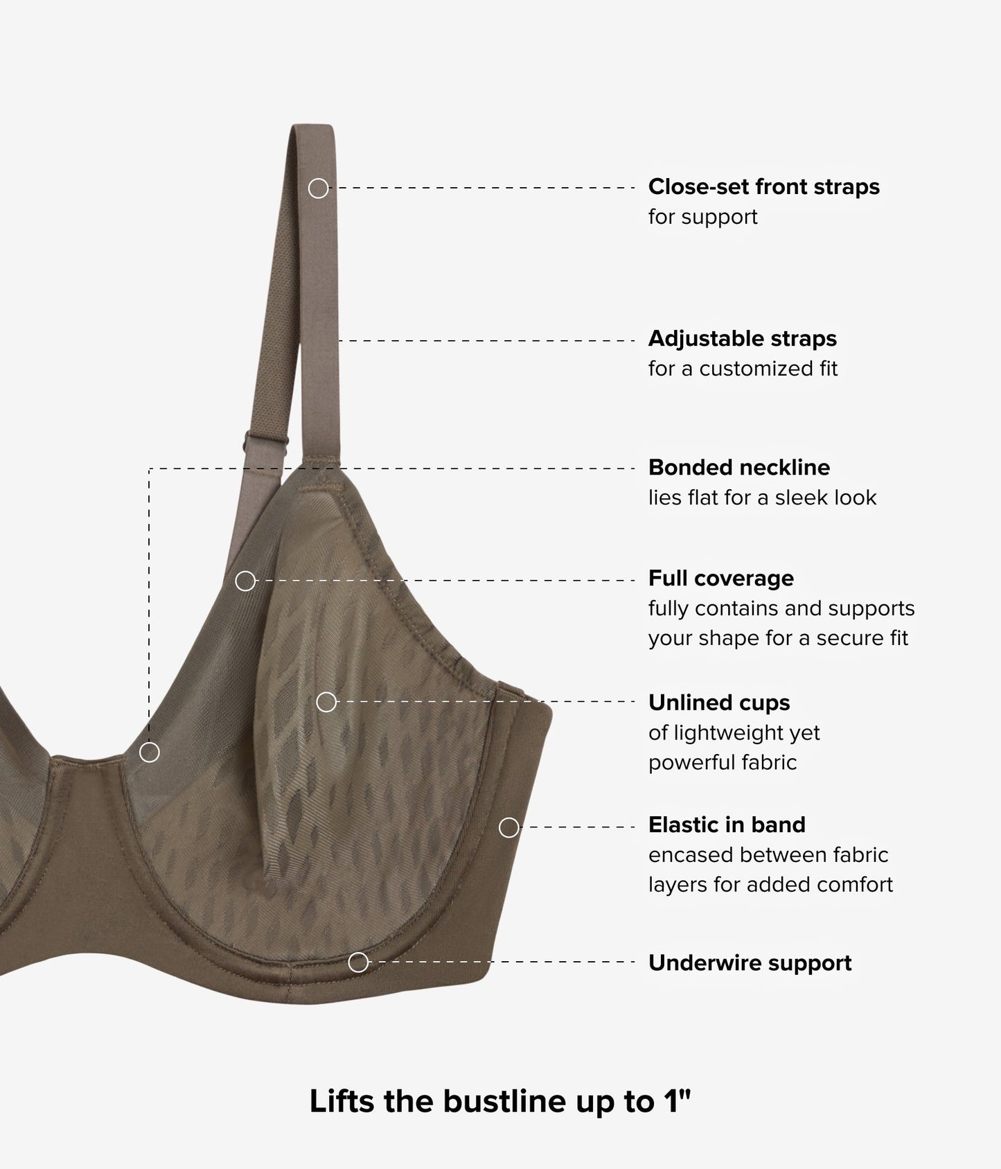 Wacoal Elevated Allure Underwire Bra - Bungee Cord