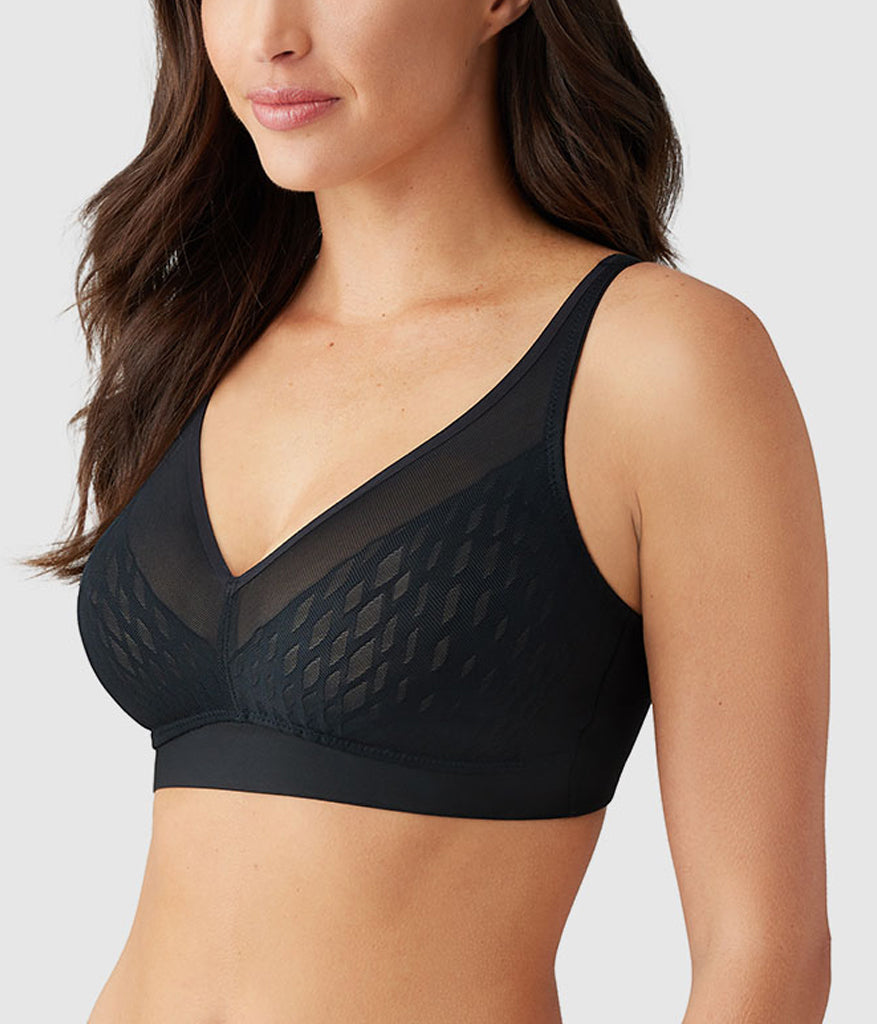 Wacoal Elevated Allure Wire Free Bra - Black
