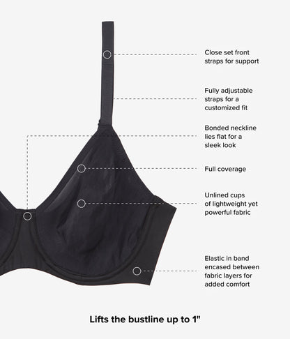 Wacoal Elevated Allure Underwire Bra - Black