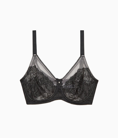 Wacoal Retro Chic Full Figure Underwire Bra - Black