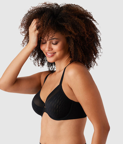 Wacoal Elevated Allure Front Close Underwire Bra - Black