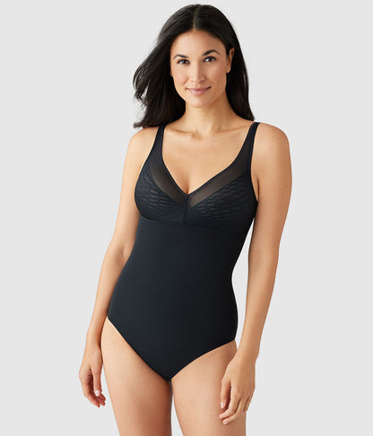 Wacoal Elevated Allure Wire Free Shaping Body Briefer - Black