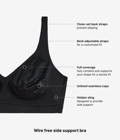 Wacoal Inside Job™ Wire Free Bra - Black
