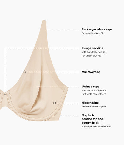Wacoal Better Than Braless™ Underwire Bra - Sand
