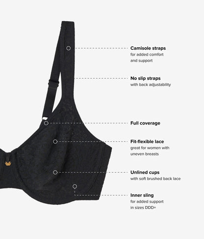 Wacoal High Bar™ Underwire Bra - Black