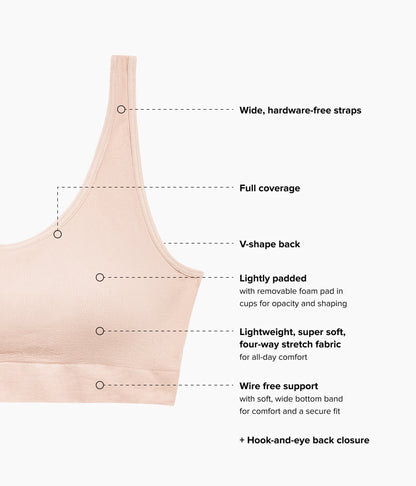 Wacoal Feeling Flexible Bralette - Rose Dust