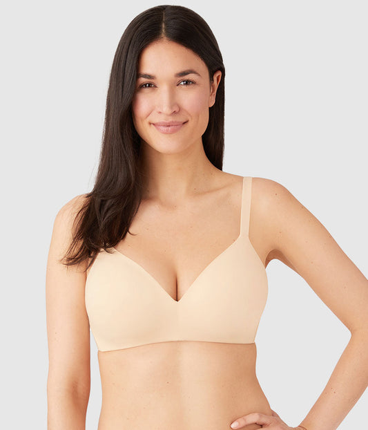 Wacoal How Perfect Wire Free T-Shirt Bra - Sand