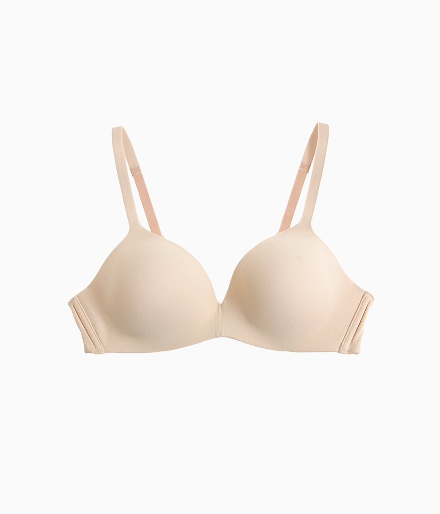 Wacoal How Perfect Wire Free T-Shirt Bra - Sand