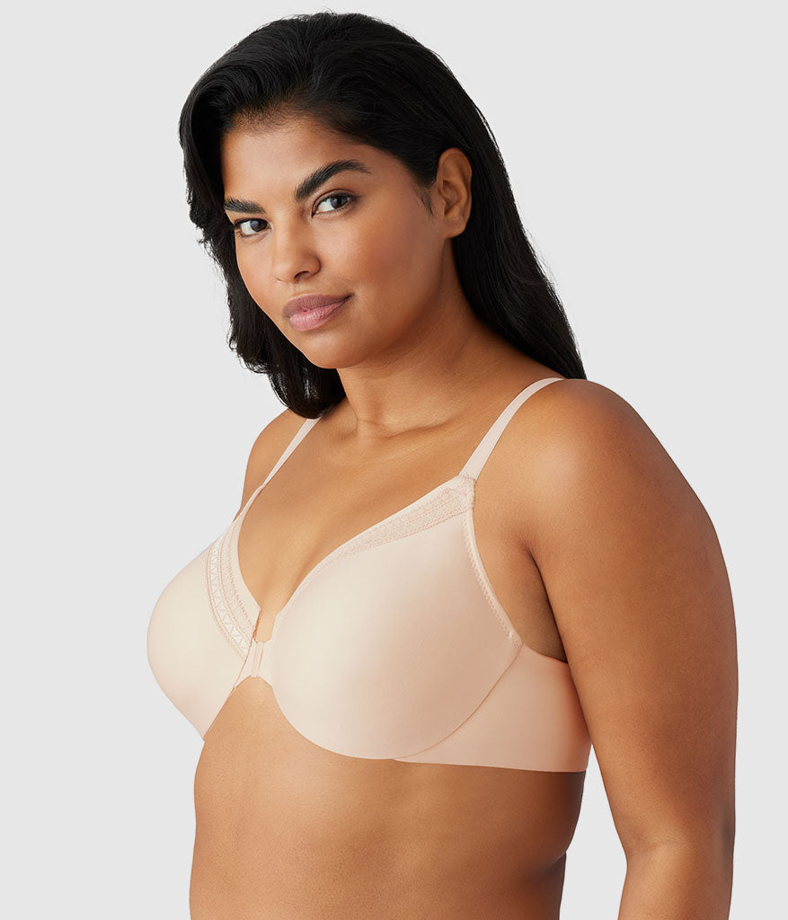 Wacoal Perfect Primer Front Close Underwire Bra - Sand