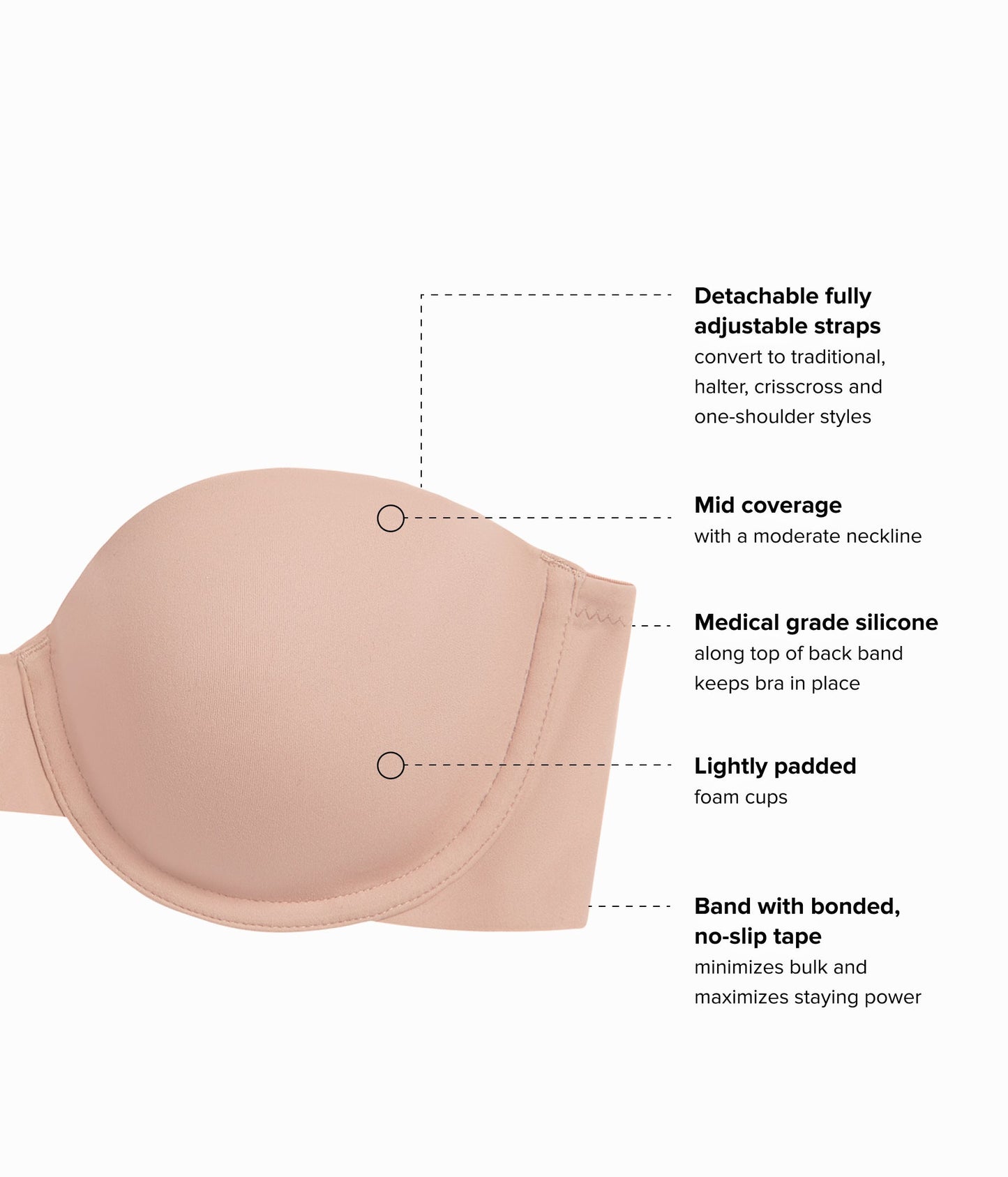 Wacoal Comfort First Strapless Bra - Roebuck