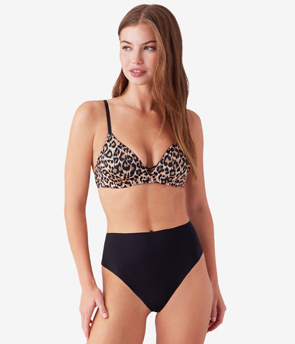 Wacoal Undercover Wire Free T-Shirt Bra - Leopard