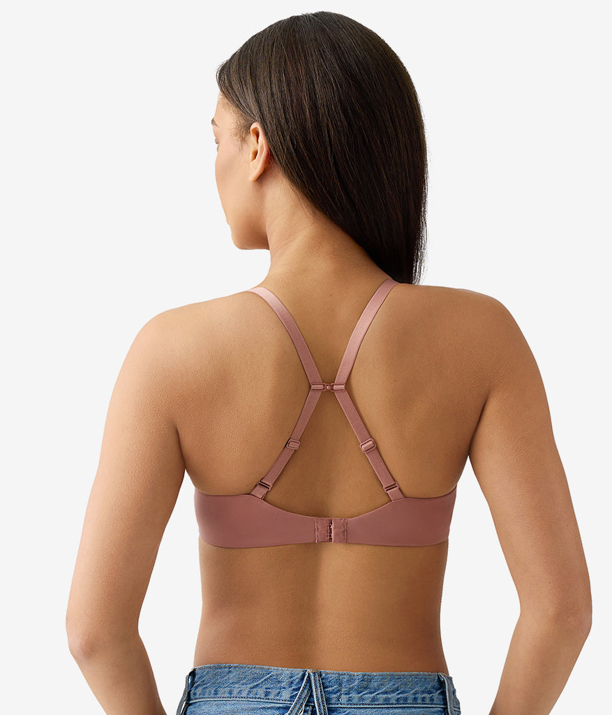 Wacoal Future Foundation Wire Free T-Shirt Bra - Burlwood