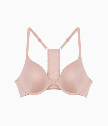 Wacoal Future Foundation Front Close Racerback Bra - Rose Smoke