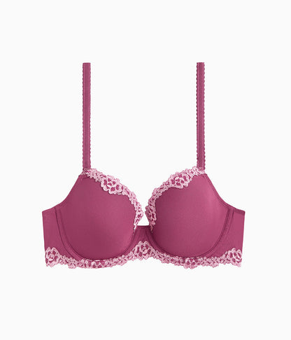Wacoal Future Foundation with Lace T-Shirt Bra - Dry Rose