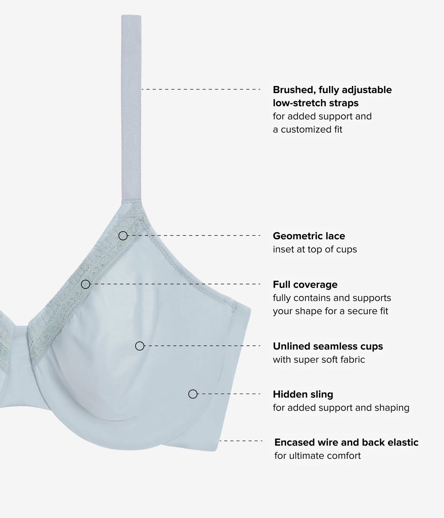 Wacoal Perfect Primer Full Figure Underwire Bra - Belgian Block