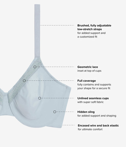 Wacoal Perfect Primer Full Figure Underwire Bra - Belgian Block