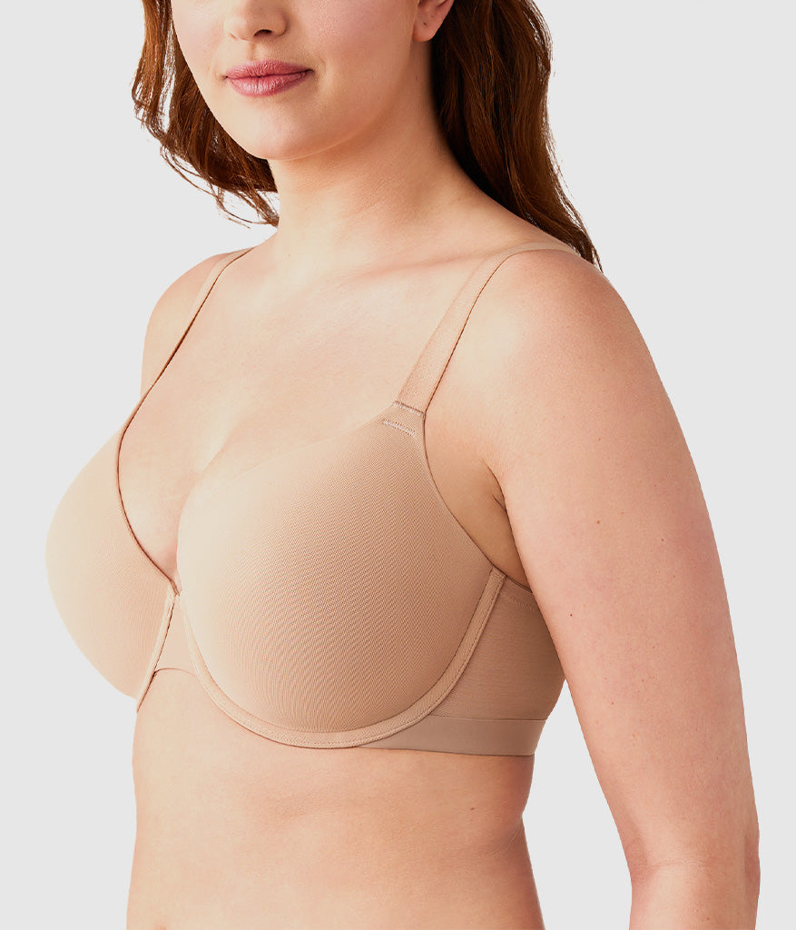 Wacoal Shape Revelation® Shallow Top Underwire T-Shirt Bra - Praline