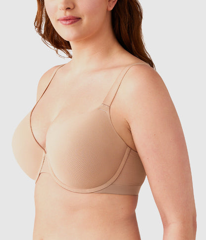 Wacoal Shape Revelation® Shallow Top Underwire T-Shirt Bra - Praline