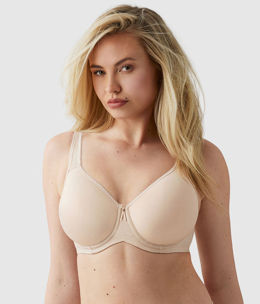 Wacoal Basic Beauty Spacer Underwire T-Shirt Bra - Sand