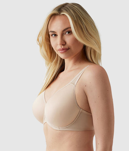 Wacoal Basic Beauty Spacer Underwire T-Shirt Bra - Sand