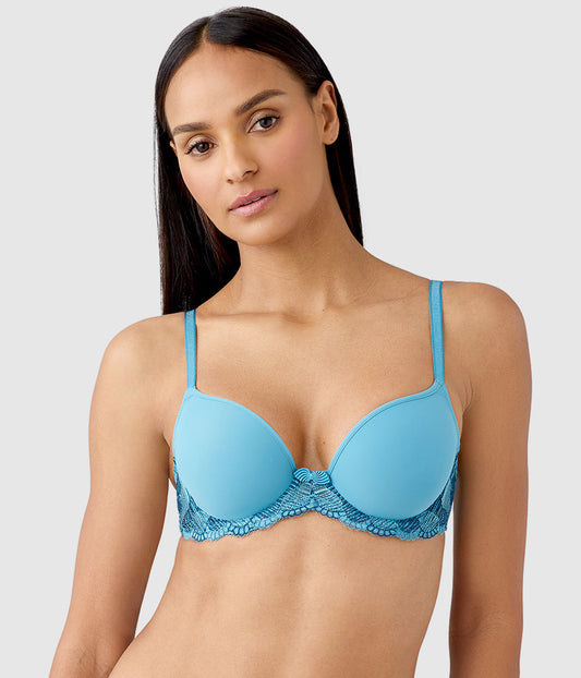 Wacoal La Femme Underwire T-Shirt Bra - Adriatic Blue
