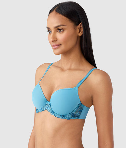 Wacoal La Femme Underwire T-Shirt Bra - Adriatic Blue