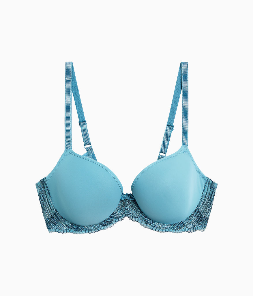 Wacoal La Femme Underwire T-Shirt Bra - Adriatic Blue